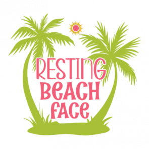 Resting Beach Face 01 T-Shirt