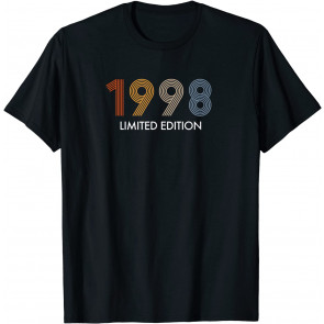 Retro 23 Years Vintage 1998 Limited Edition 23rd Birthday T-Shirt