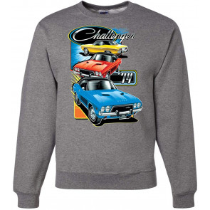 Retro 74 Challenger Vintage Dodge Car Trio T-Shirt