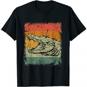 Retro Alligator Gift Vintage Crocodile T-Shirt