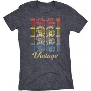 Retro Birthday - 1961 Vintage T-Shirt