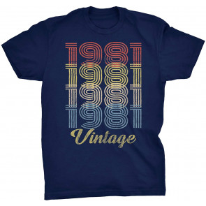 Retro Birthday - 1981 Vintage T-Shirt