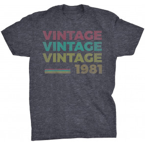 Retro Birthday - Vintage 1981 T-Shirt