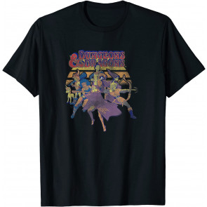 Retro Characters Action Pose T-Shirt