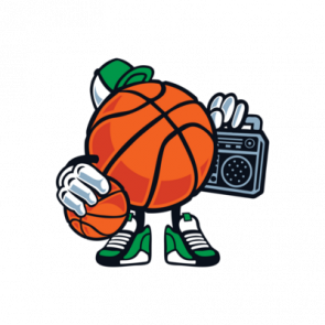 Retro Gangsta Basketball With Boombox Tshirt