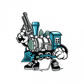 Retro Gangsta Train Tshirt