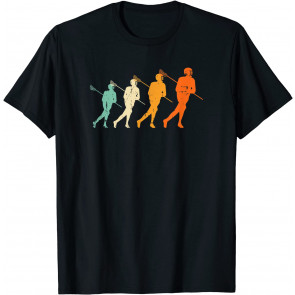 Retro Lacrosse Vintage Lacrosse-Player Gift Lacrosse T-Shirt