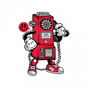 Retro Pay Phone Tshirt