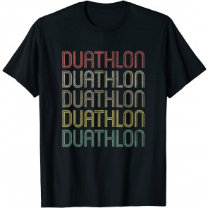 Retro Style Duathlon T-Shirt