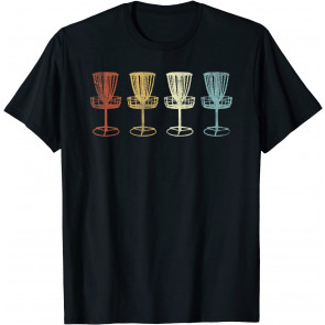 Retro Vintage Disc Golf Baskets T-Shirt