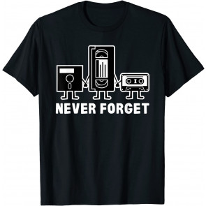 Retro Vintage Never Forget Cassette Tape T-Shirt