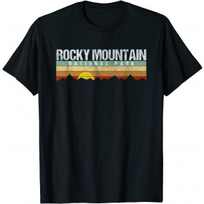 Retro Vintage Rocky Mountain National Park T-Shirt