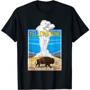 Retro Vintage Yellowstone National Park T-Shirt