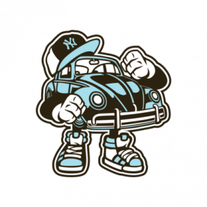 Retro Volkswagen Gangsta New York Tshirt