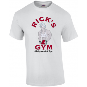 Rick And Morty Rick's Gym Full Color T-Shirt