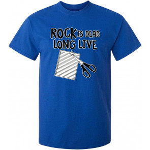 Rock Is Dead Long Live Paper T-Shirt