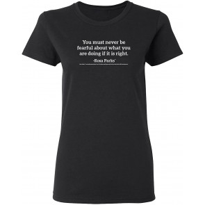 Rosa Parks TM You Must Never BLM Black Lives Matter T-Shirt