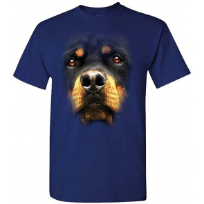 Rottweiler FACE - Big Dog Guard America USA - T-Shirt