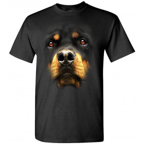 Rottweiler FACE - Big Dog Guard America USA - T-Shirt