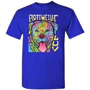 Rottweiler LUV - Dean Russo Dog Modern Art - T-Shirt