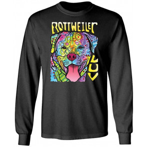 Rottweiler LUV - Dean Russo Dog Modern Art - T-Shirt