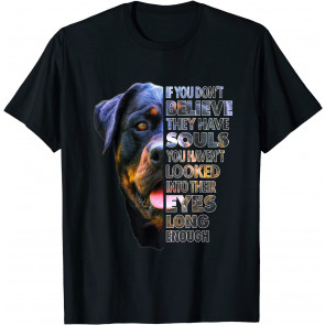 Rottweiler Soul I Love Rotties Dog Lover T-Shirt