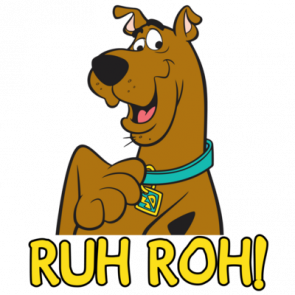 Ruh Roh Scooby Doo 80s Tshirt