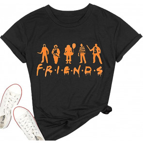 S And M Size Horror Movies Vintage Halloween Friends Friends Horror Scary Movies T-Shirt