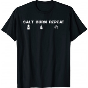 Salt Burn Repeat Supernatural Designs Supernatural T-Shirt