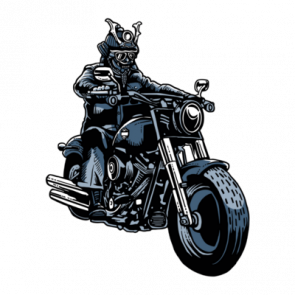 Samurai Bike Rider Tshirt