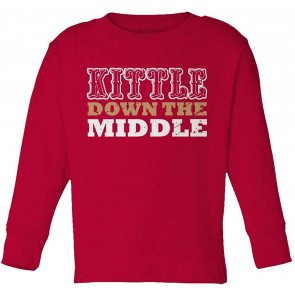 San Francisco Down The Middle Kittle Little Kids Girls Boys T-Shirt