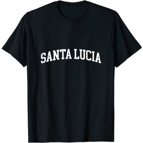 Santa Lucia Vintage Retro Sports Arch T-Shirt