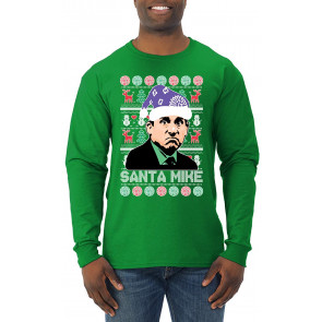 Santa Mike Michael Scott The Office Ugly Christmas  T-Shirt