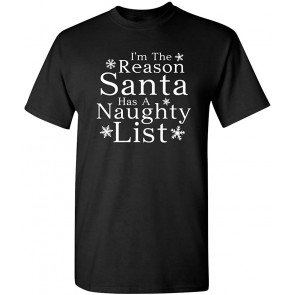 Santa Naughty Christmas T-Shirt