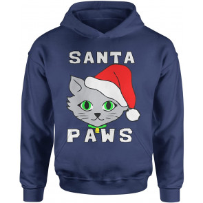 Santa Paws Cat Kitten Ugly Christmas T-Shirt