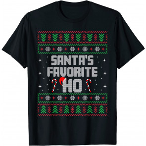 Santa's Favorite Ho Christmas Ugly Christmas  T-Shirt