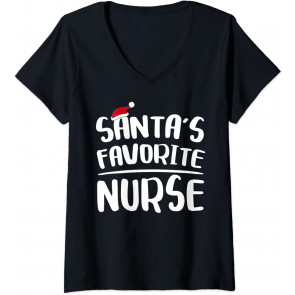 Santa's Favorite Nurse T-Shirt