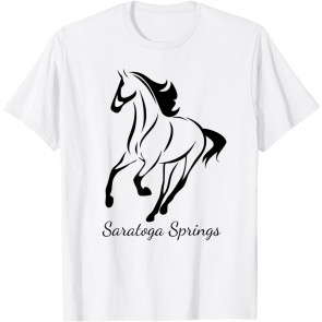 Saratoga Springs Upstate New York Horse Racing T-Shirt