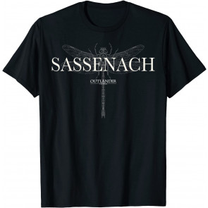 Sassenach Dragon Fly Line Art T-Shirt
