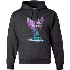 Sassy Since Birth Salty By Chance Mermaid Beach Ocean Vibe Streetwear T-Shirt