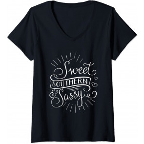 Sassy Southern Belle Attitude Cowboy Boots Redneck Ladies T-Shirt