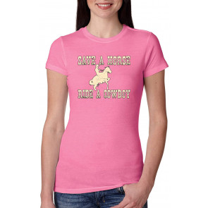 Save A Horse Ride A Cowboy Country/Western T-Shirt