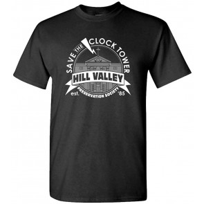 Save The Clock Tower - Future Movie Novelty T-Shirt