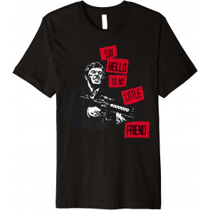 Say Hello To My Little Friend Portrait T-Shirt