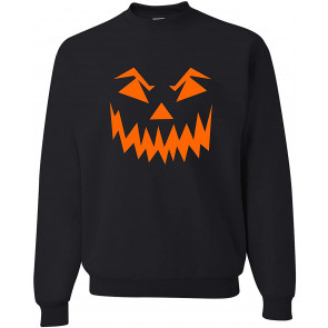 Scary Pumpkin Jack O' Lantern Halloween Sweat T-Shirt