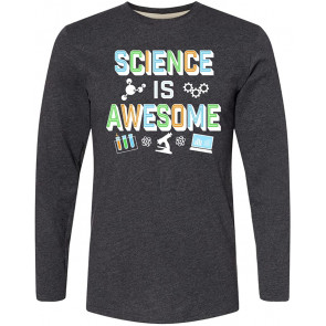 Science Is Awesome Molecules And Microscope T-Shirt