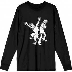 Scooby Doo Shaggy And Scooby Men's Black T-Shirt