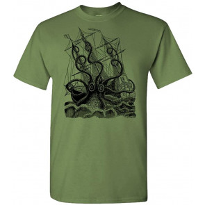 SEA Monster Kraken - Giant Squid Creature T-Shirt