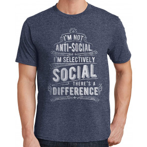 Selectively Social Anti-Social T-Shirt