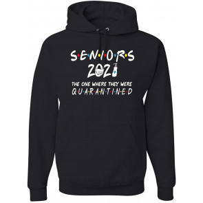 Seniors 2021 The One Where They Were Quarantined Pop Culture T-Shirt